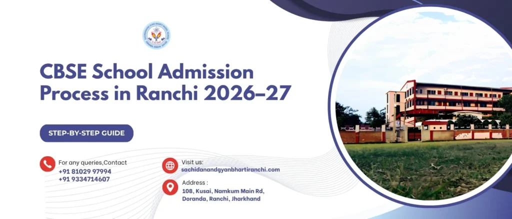 CBSE school admission in Ranchi